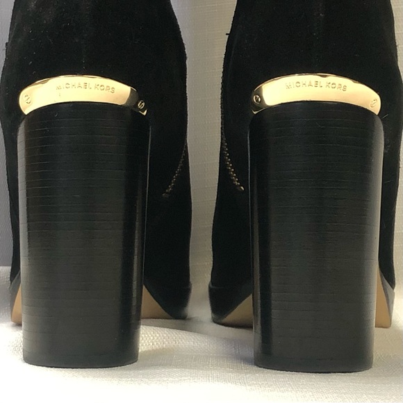Sexy MICHAEL Michael KORS Regina Suede Platform Knee High Boots MMK 11 - Picture 10 of 16